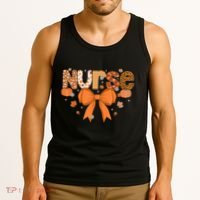 Fall Nurse Women Pumpkin Season Autumn Thanksgiving Tank Top thumb 3