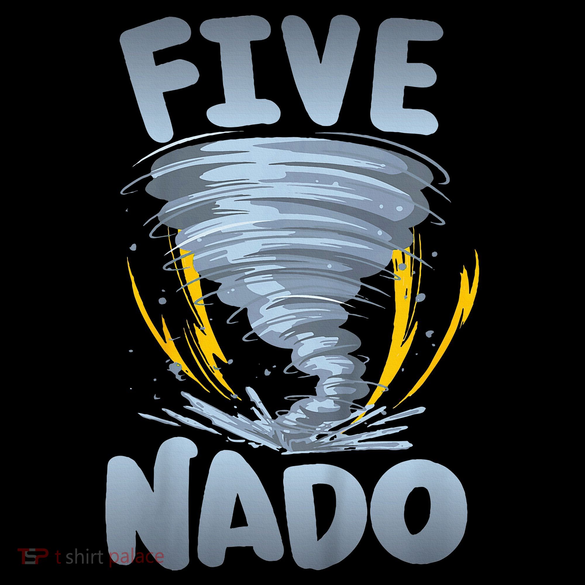 Five Nado Warning 5th Birthday Tornado Themed Birthday Women's Hoodie