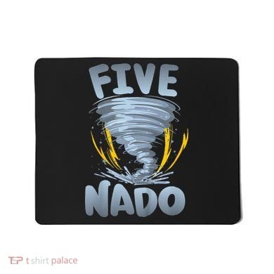 Five Nado Warning 5th Birthday Tornado Themed Birthday Mousepad
