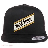 Freeport New York Varsity Logo Flat Bill Trucker Hat thumb 0