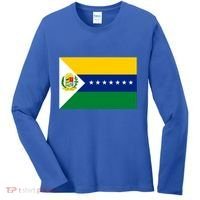 Flag Of Apure State Of Venezuela Gift Women's Long Sleeve Shirt thumb 0
