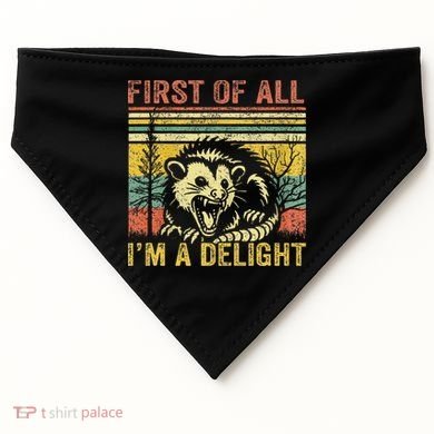 First Of All IM A Delight USA-Made Doggie Bandana