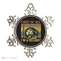 First Of All IM A Delight Ornament thumb 0