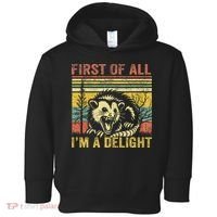 First Of All IM A Delight Toddler Hoodie thumb 0