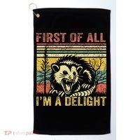 First Of All IM A Delight Golf Towel thumb 0