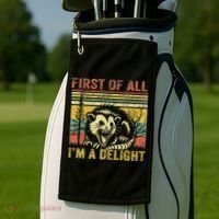 First Of All IM A Delight Golf Towel thumb 2