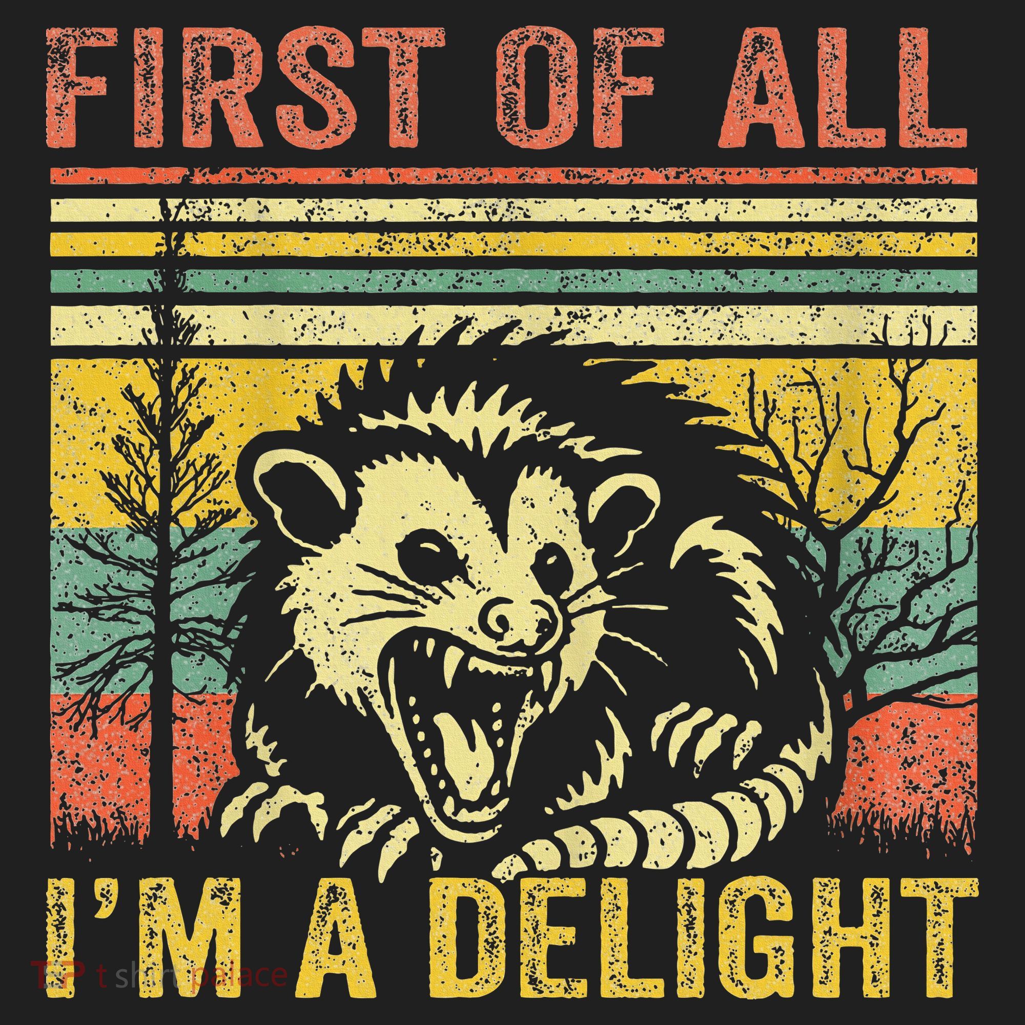 First Of All IM A Delight Golf Towel