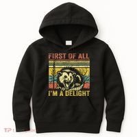 First Of All IM A Delight Kids Hoodie thumb 0