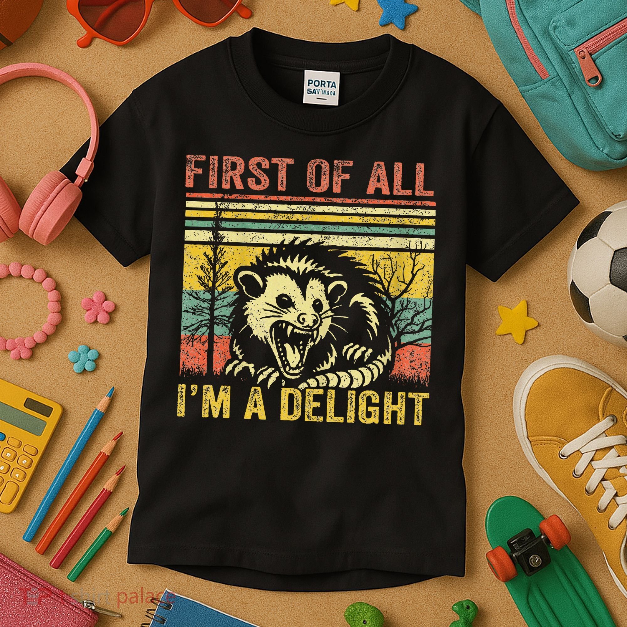 First Of All IM A Delight Kids T-Shirt