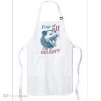 First Of All I'm A Delight Sarcastic Angry Opossum Lover Apron thumb 0
