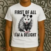 First Of All IM A Delight Opossum Lover Matching T-Shirt thumb 3