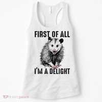 First Of All IM A Delight Opossum Lover Matching Women's Tank Top thumb 0