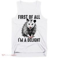 First Of All IM A Delight Opossum Lover Matching Tank Top thumb 0