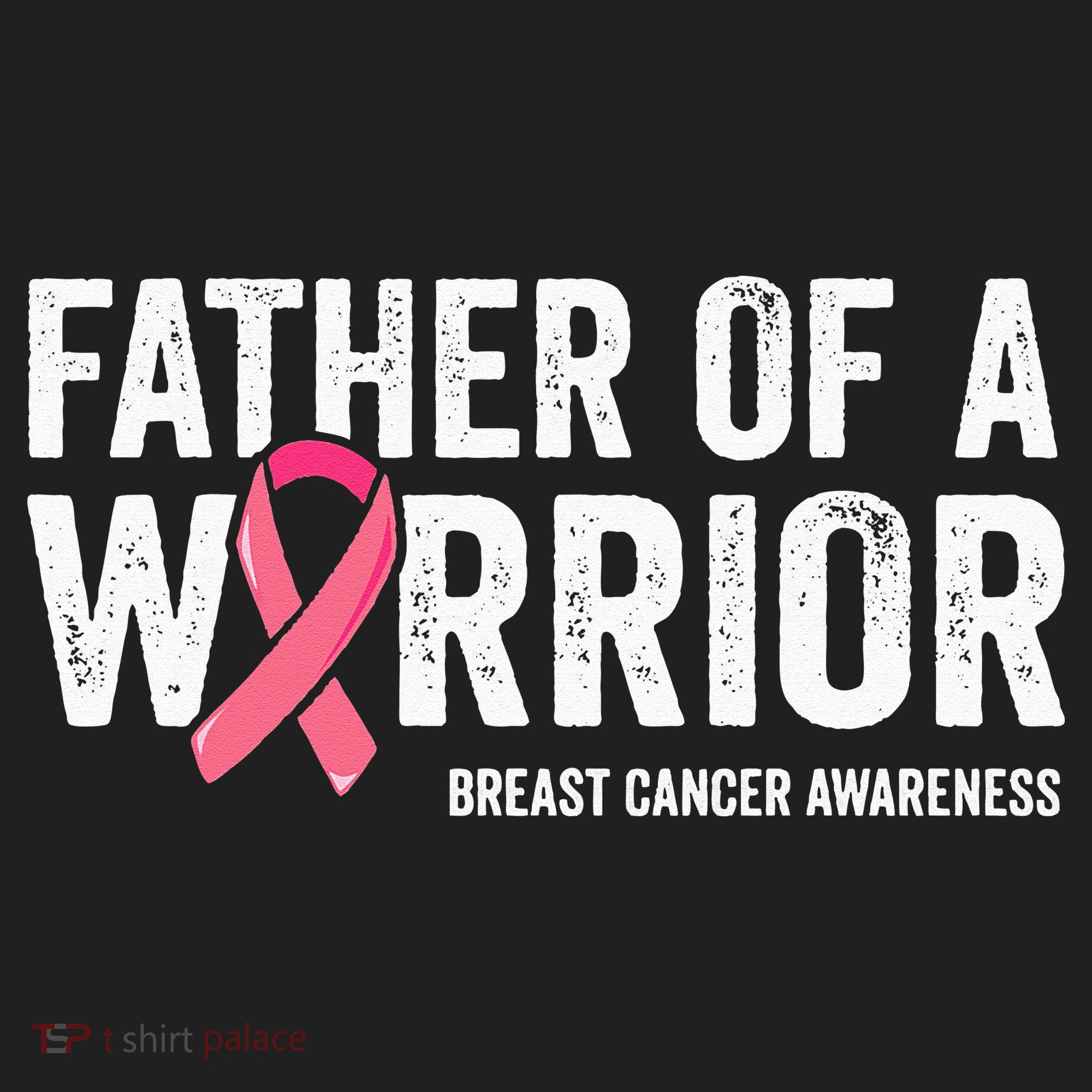 Father Of A Warrior Father Breast Cancer Dad Beanie