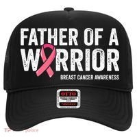 Father Of A Warrior Father Breast Cancer Dad Hat thumb 0
