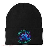 First Of All I'm A Delight Anglerfish Funny Fish Beanie thumb 0