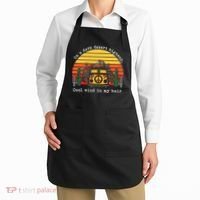 Funny On A Dark Desert Highway Retro 1 Apron thumb 2