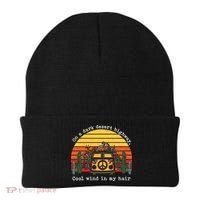 Funny On A Dark Desert Highway Retro 1 Beanie thumb 0