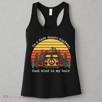 Funny On A Dark Desert Highway Retro 1 Women's Tank Top thumb 3