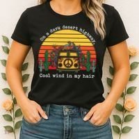 Funny On A Dark Desert Highway Retro 1 Women's T-Shirt thumb 2