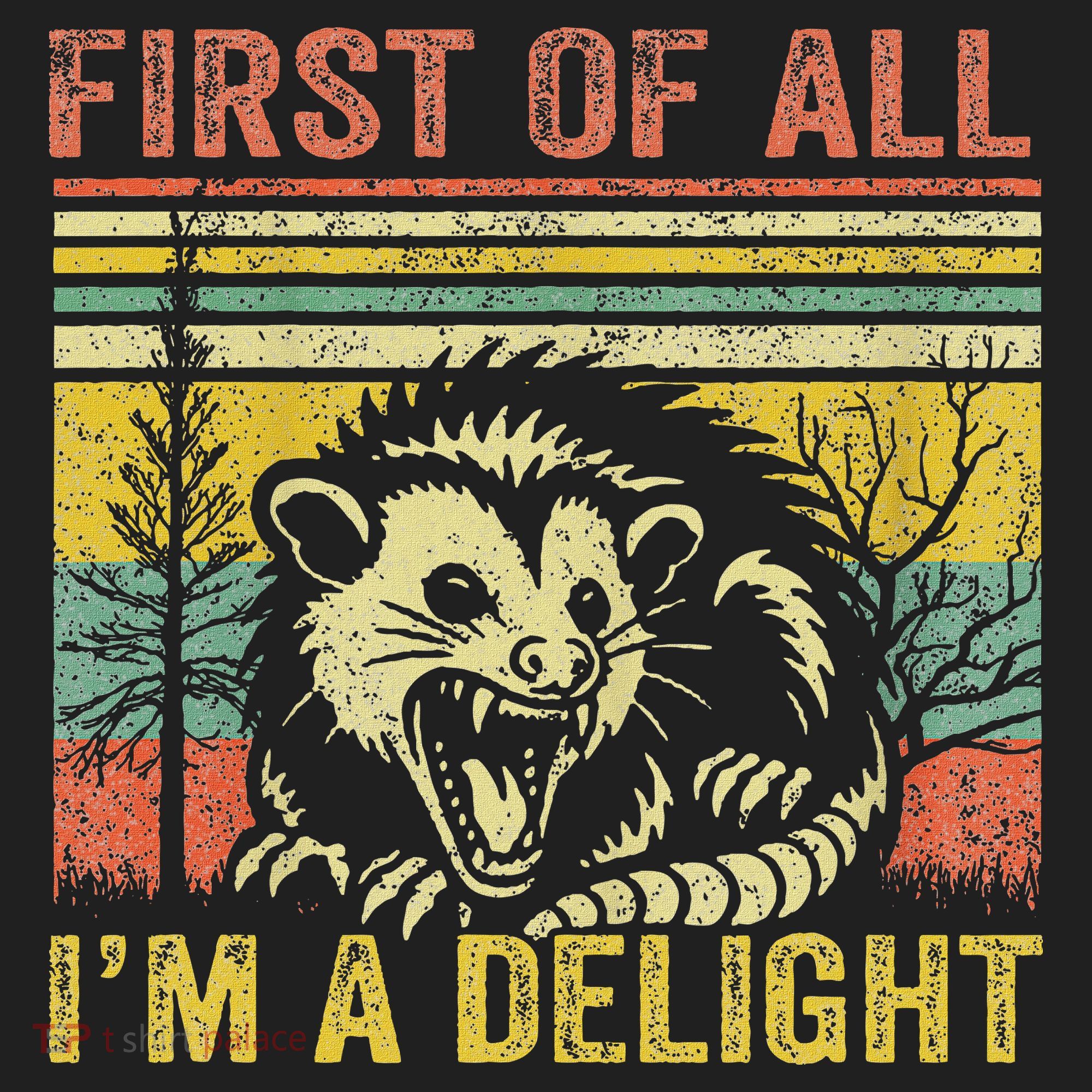 First Of All IM A Delight Funny Quote Women's Sweatshirt