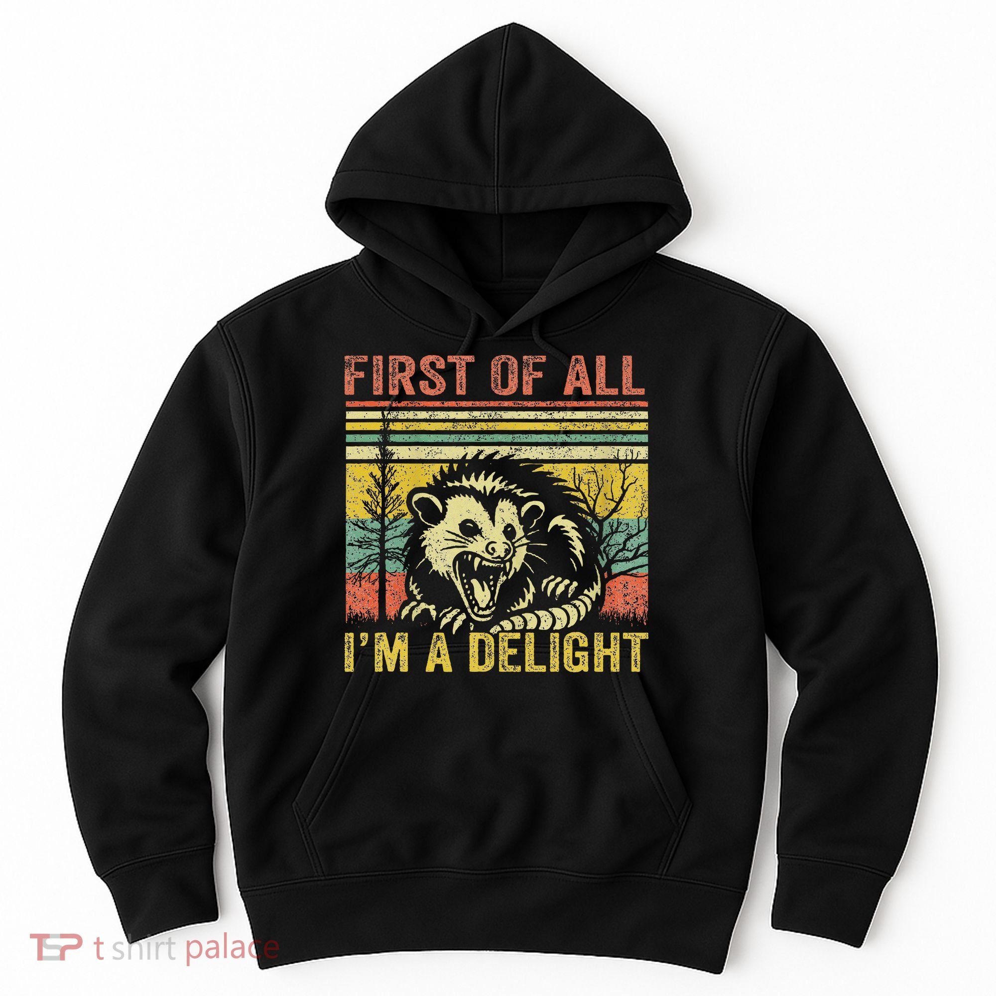 First Of All IM A Delight Funny Quote Hoodie