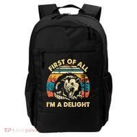 First Of All Im A Delight Opossum Possum Backpack thumb 0