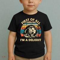 First Of All Im A Delight Opossum Possum Toddler T-Shirt thumb 2
