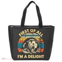 First Of All Im A Delight Opossum Possum Tote Bag thumb 0