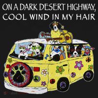 Funny On A Dark Desert Highway Dog Feel Cool Wind In My Hair Gift Women's Hoodie thumb 2