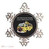 Funny On A Dark Desert Highway Dog Feel Cool Wind In My Hair Gift Ornament thumb 0