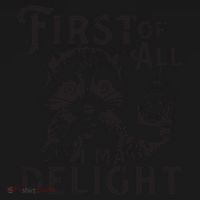 First Of All IM A Delight Funny Raccoon Toddler Hoodie thumb 2