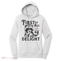 First Of All IM A Delight Funny Raccoon Women's Hoodie thumb 0