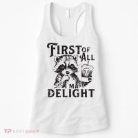 First Of All IM A Delight Funny Raccoon Women's Tank Top thumb 0