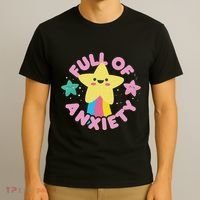Full Of Anxiety Cute Kawaii Kawaii Goth Pastel Goth T-Shirt thumb 3