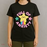 Full Of Anxiety Cute Kawaii Kawaii Goth Pastel Goth T-Shirt thumb 4