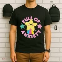 Full Of Anxiety Cute Kawaii Kawaii Goth Pastel Goth T-Shirt thumb 6