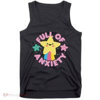 Full Of Anxiety Cute Kawaii Kawaii Goth Pastel Goth Tank Top thumb 0