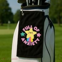 Full Of Anxiety Cute Kawaii Kawaii Goth Pastel Goth Golf Towel thumb 2