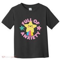 Full Of Anxiety Cute Kawaii Kawaii Goth Pastel Goth Toddler T-Shirt thumb 0