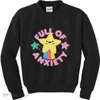 Full Of Anxiety Cute Kawaii Kawaii Goth Pastel Goth Kids Sweatshirt thumb 0