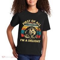 First Of All IM A Delight Sarcastic Angry Opossum Kids T-Shirt thumb 2