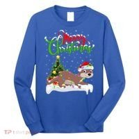 Funny Otter Animal Lover Xmas Lighting Otter Christmas Funny Gift Long Sleeve Shirt thumb 0