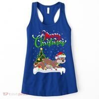 Funny Otter Animal Lover Xmas Lighting Otter Christmas Funny Gift Women's Tank Top thumb 0