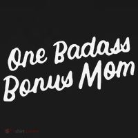 Funny One Badass Bonus Mom Gift For Stepmom MotherS Day Ornament thumb 1
