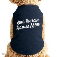 Funny One Badass Bonus Mom Gift For Stepmom MotherS Day Doggie Tank thumb 0