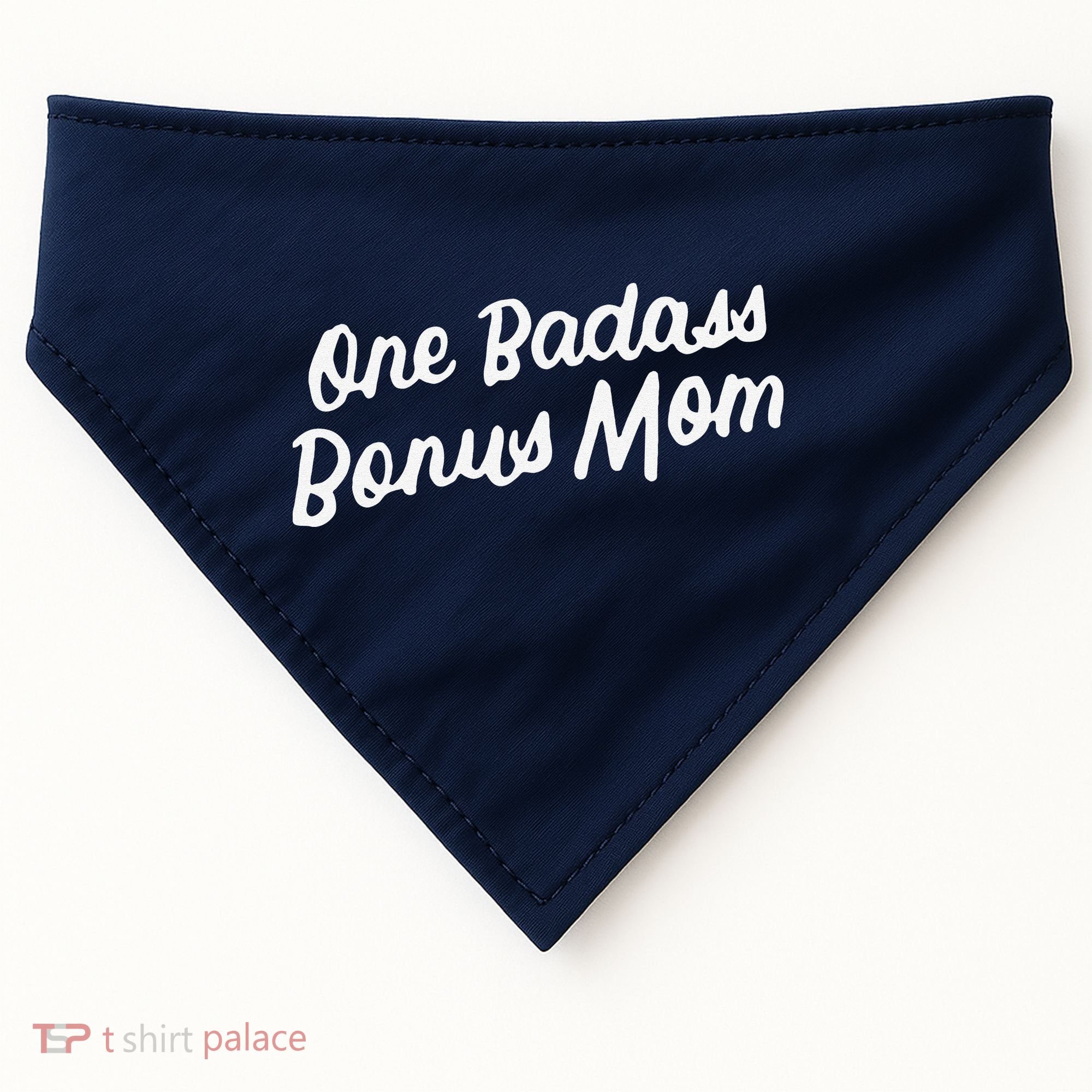 Funny One Badass Bonus Mom Gift For Stepmom MotherS Day USA-Made Doggie Bandana