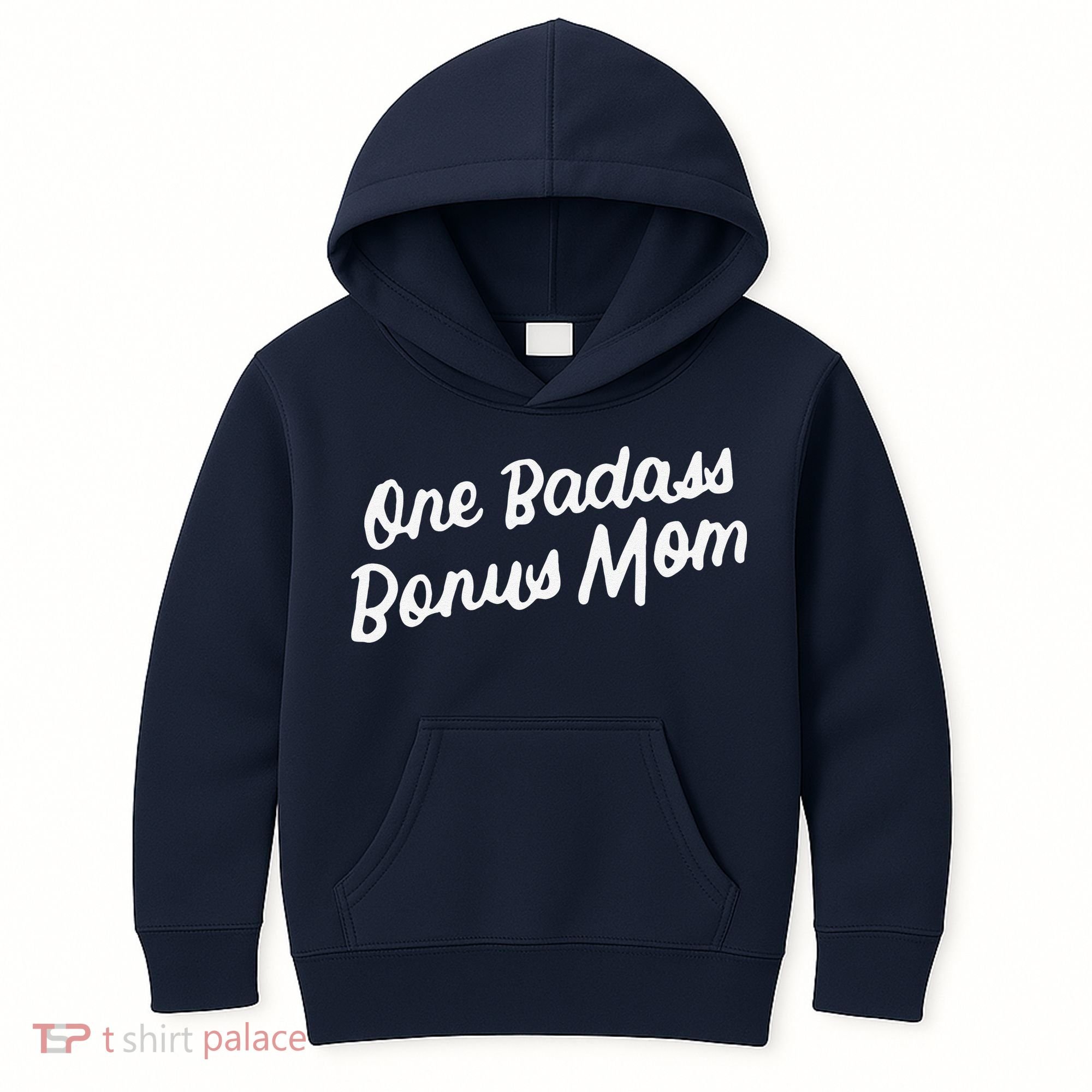 Funny One Badass Bonus Mom Gift For Stepmom MotherS Day Kids Hoodie