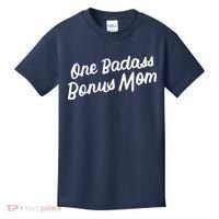 Funny One Badass Bonus Mom Gift For Stepmom MotherS Day Kids T-Shirt thumb 0