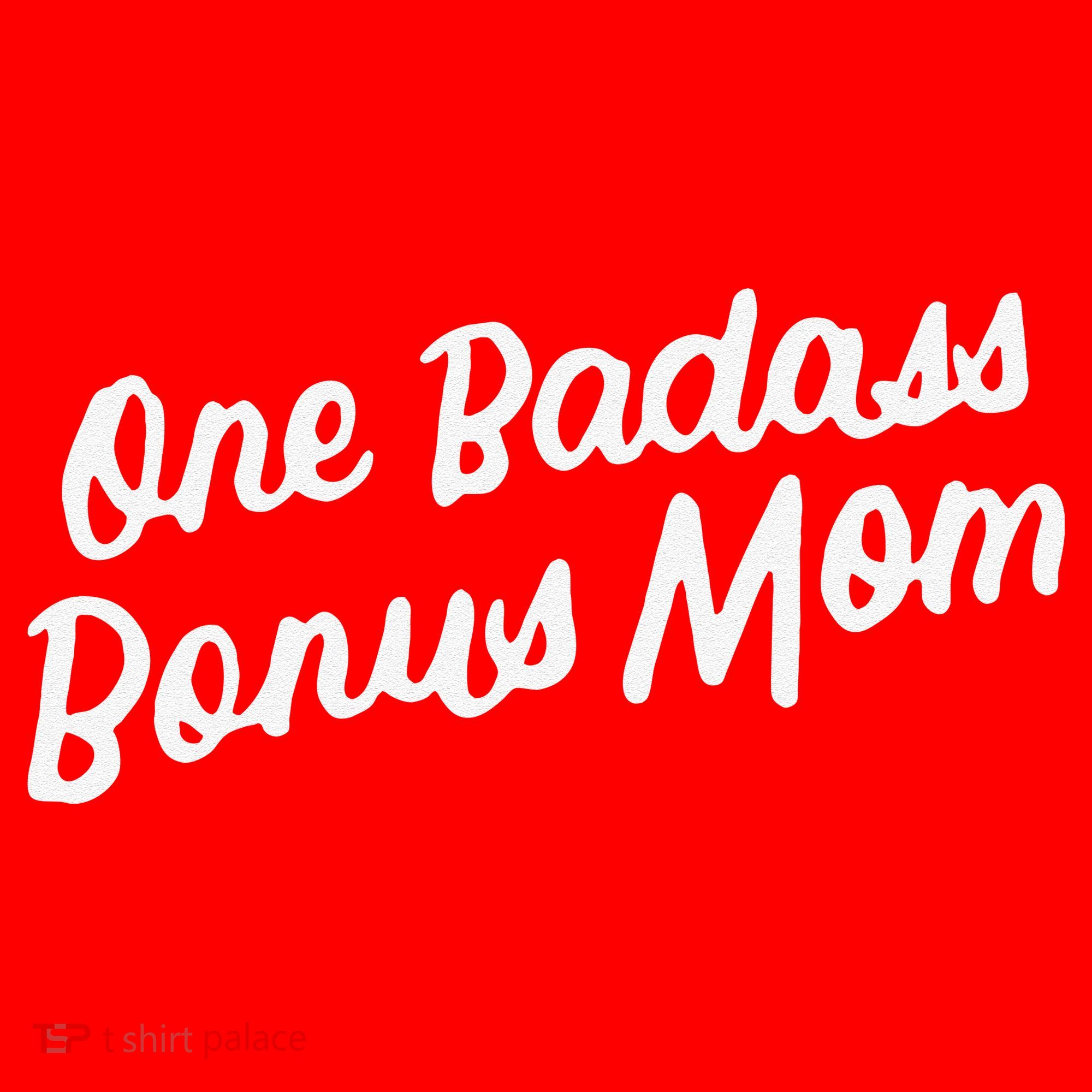Funny One Badass Bonus Mom Gift For Stepmom MotherS Day Santa Hat